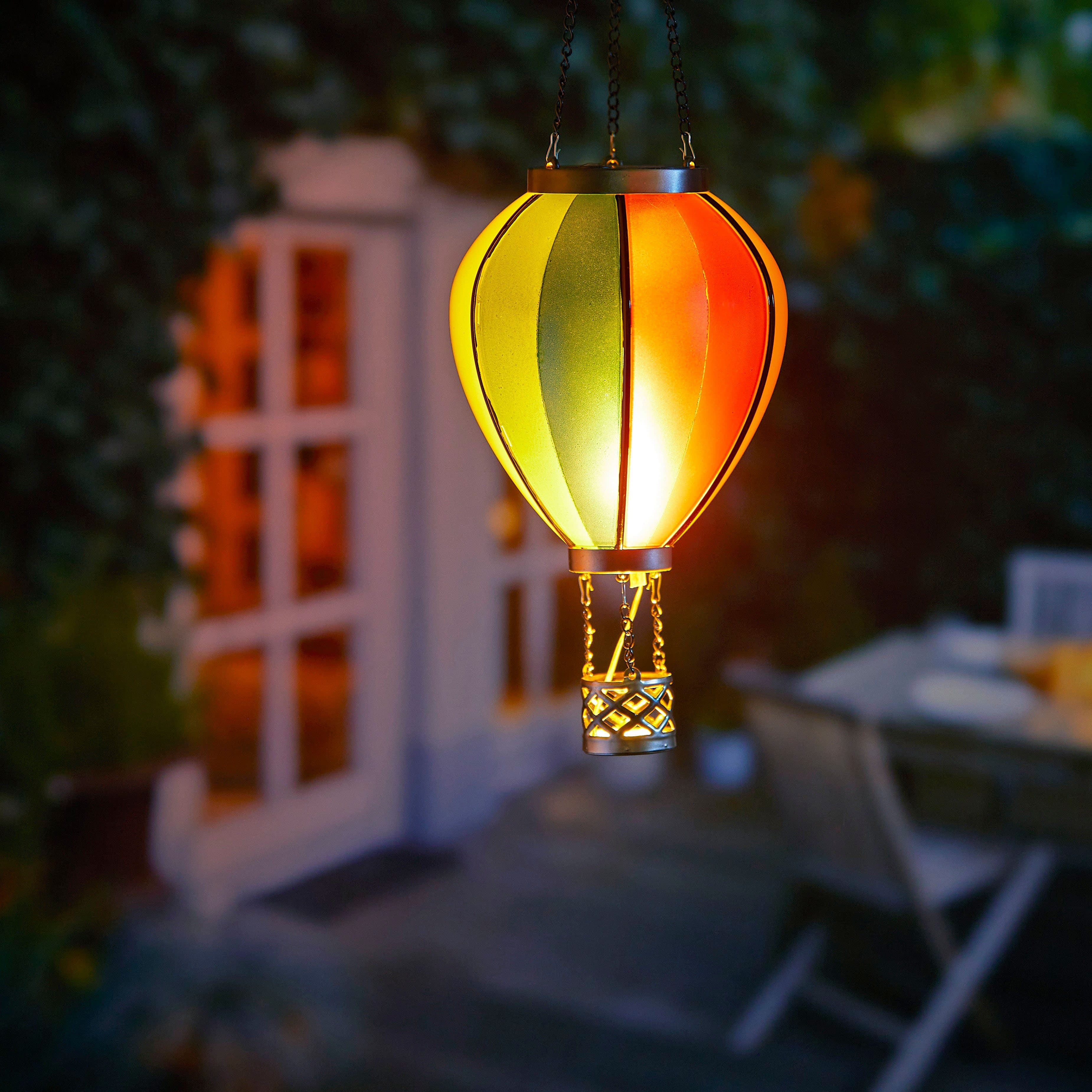 Northpoint LED Gartenleuchte Heißluftballon Windlicht Solar Laterne - Bild 2