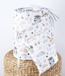 Loolay Bettnestchen HASE Beige Bettumrandung 420, 360, 210, 180 x 30cm Baumwolle BABYNEST Bild 2