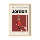 JUSTGOODMOOD Poster Premium Michael Jordan Basketball ohne Rahmen Bild 2