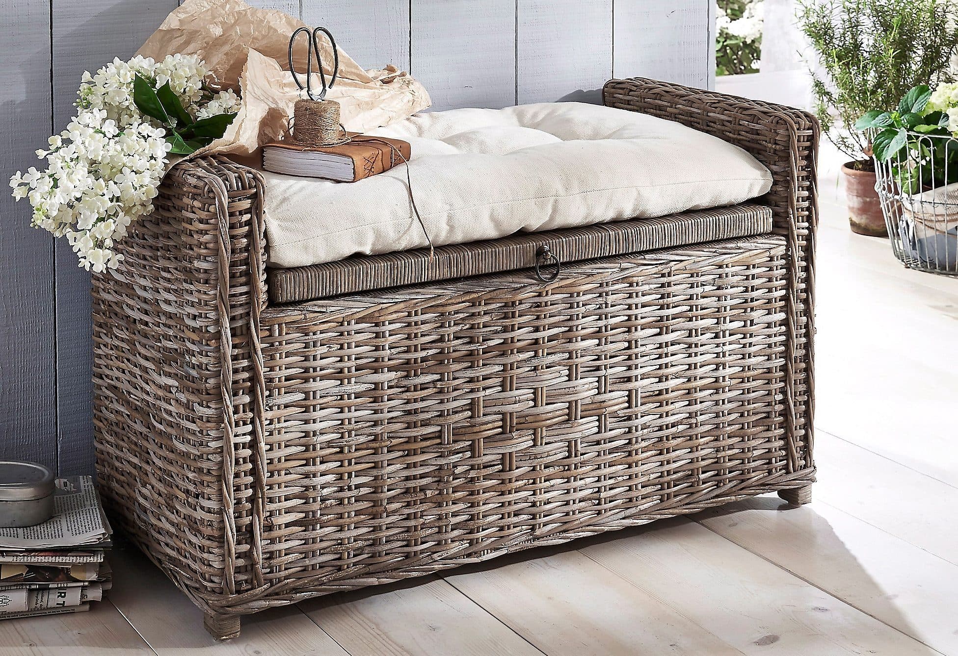 HOFMANN LIVING AND MORE Sitzkissen Creme Polyester - Bild 2