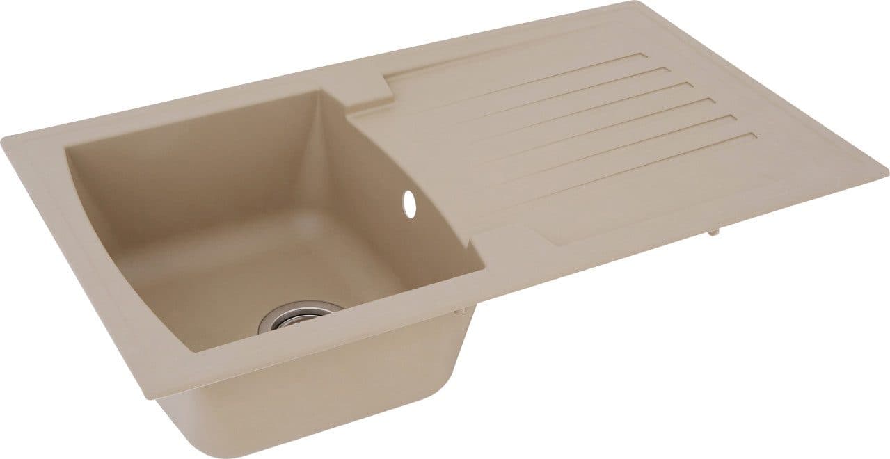 RESPEKTA Einbauspüle Boston Sandbeige Verbundwerkstoff - Bild 2