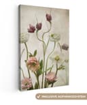 OneMillionCanvasses® Leinwandbild Blumen Frühling Garten Stilleben Bild 2
