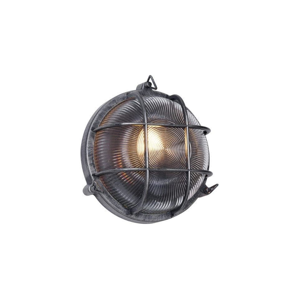 Qazqa Außen-Wandleuchte Nautica Silber Aluminium E27 - Bild 2