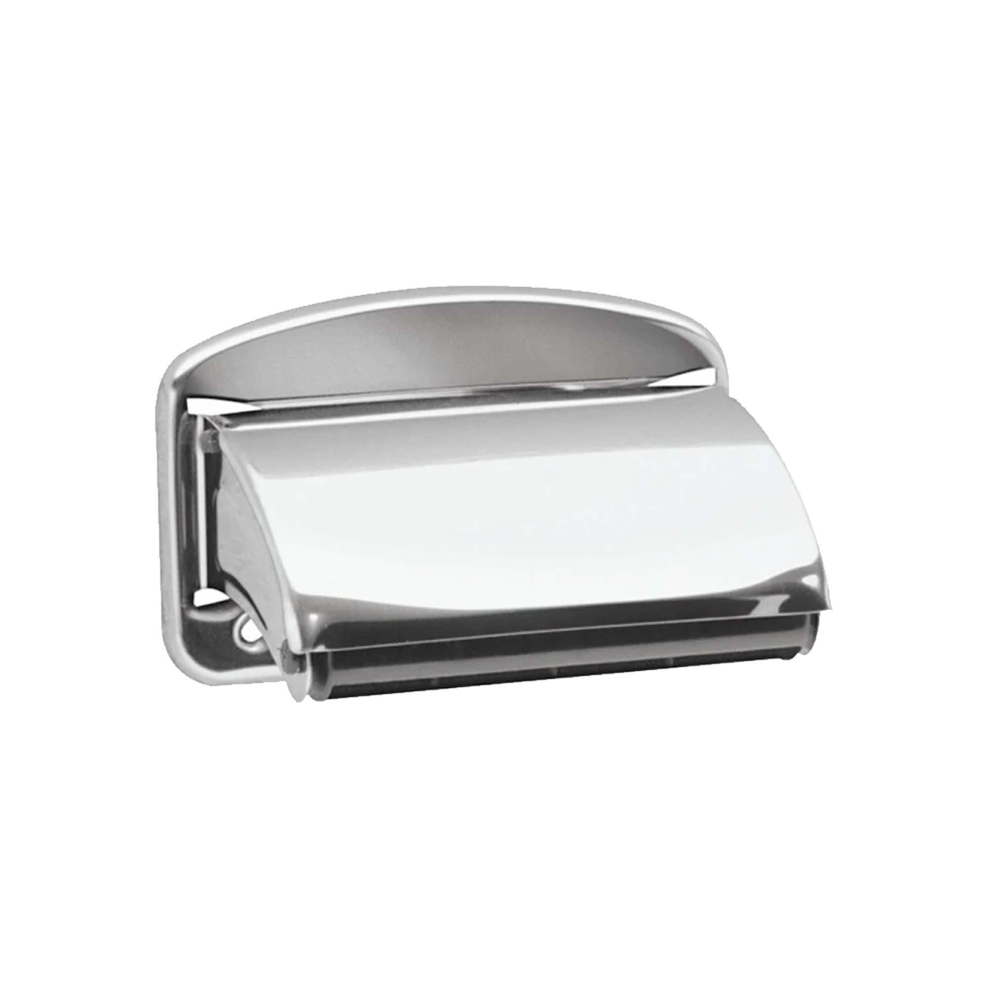 tecuro Toilettenpapierhalter Edelstahl Poliert Mit Deckel - Bild 2