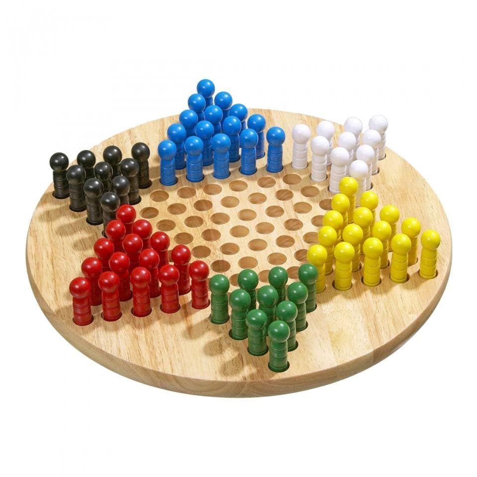 Philos Halma Groß Eschenholz 75 Spielsteine