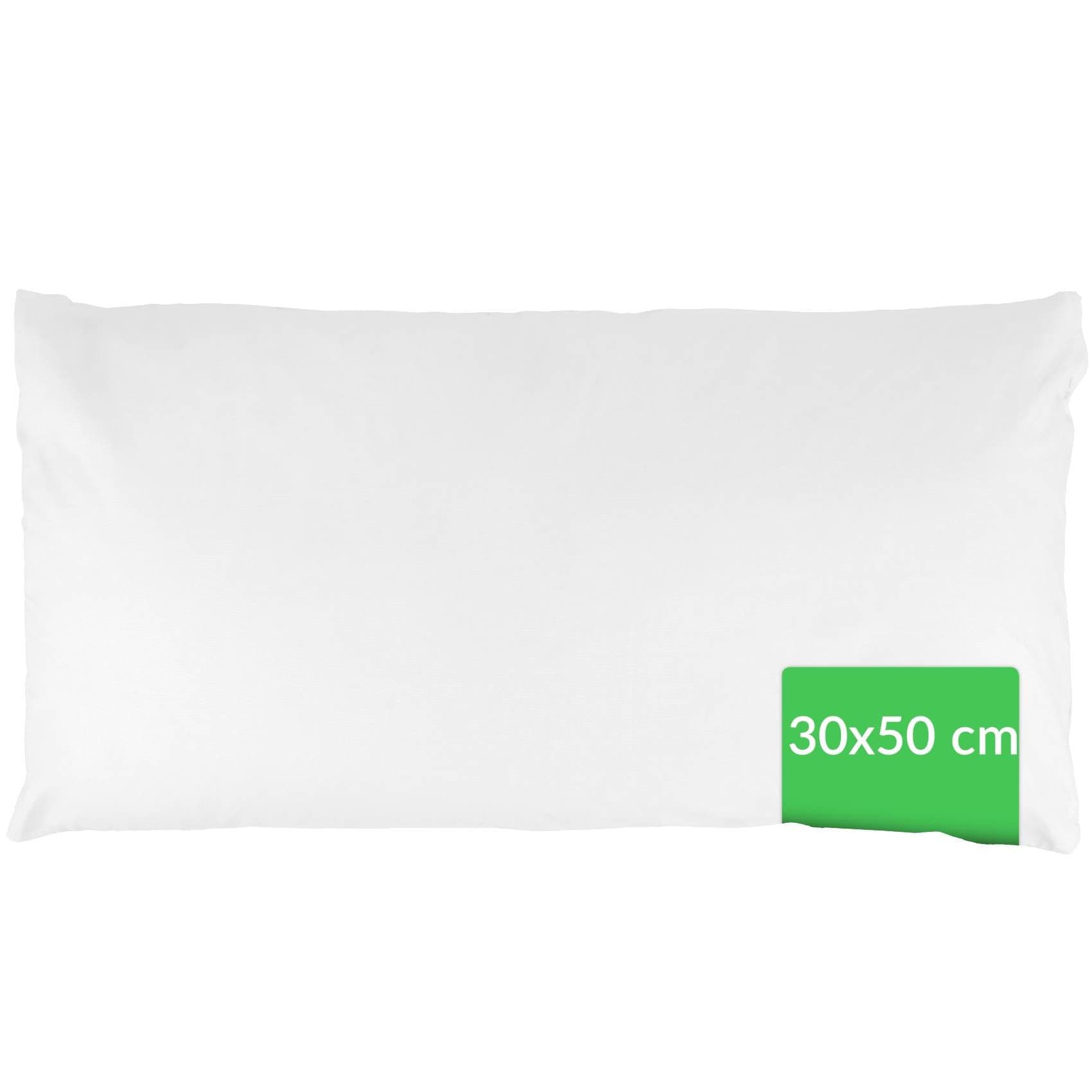 Kisska Kissenbezug LUNA Kissenüberzug Sofakissenbezug Kopfkissenbezug, 100% Baumwolle, Weiß - Bild 2
