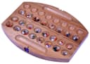 Logoplay Bao Spiel Gr. S oval - Strategiespiel aus Holz mit Edelsteinen Bild 2