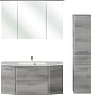 Badmöbel-Set SAPHIR "Quickset 3-teilig" Mineralmarmor-Waschtisch LED-Spiegelschrank Bild 2