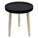 Spetebo Beistelltisch Schwarz Modern Kompakt Bild 2