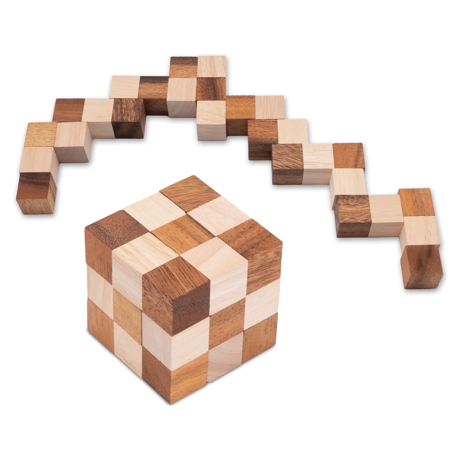 Logoplay Holzspiele Schlangenwürfel 3x3 Gr. L 7,5 cm Kantenlänge - Bild 2