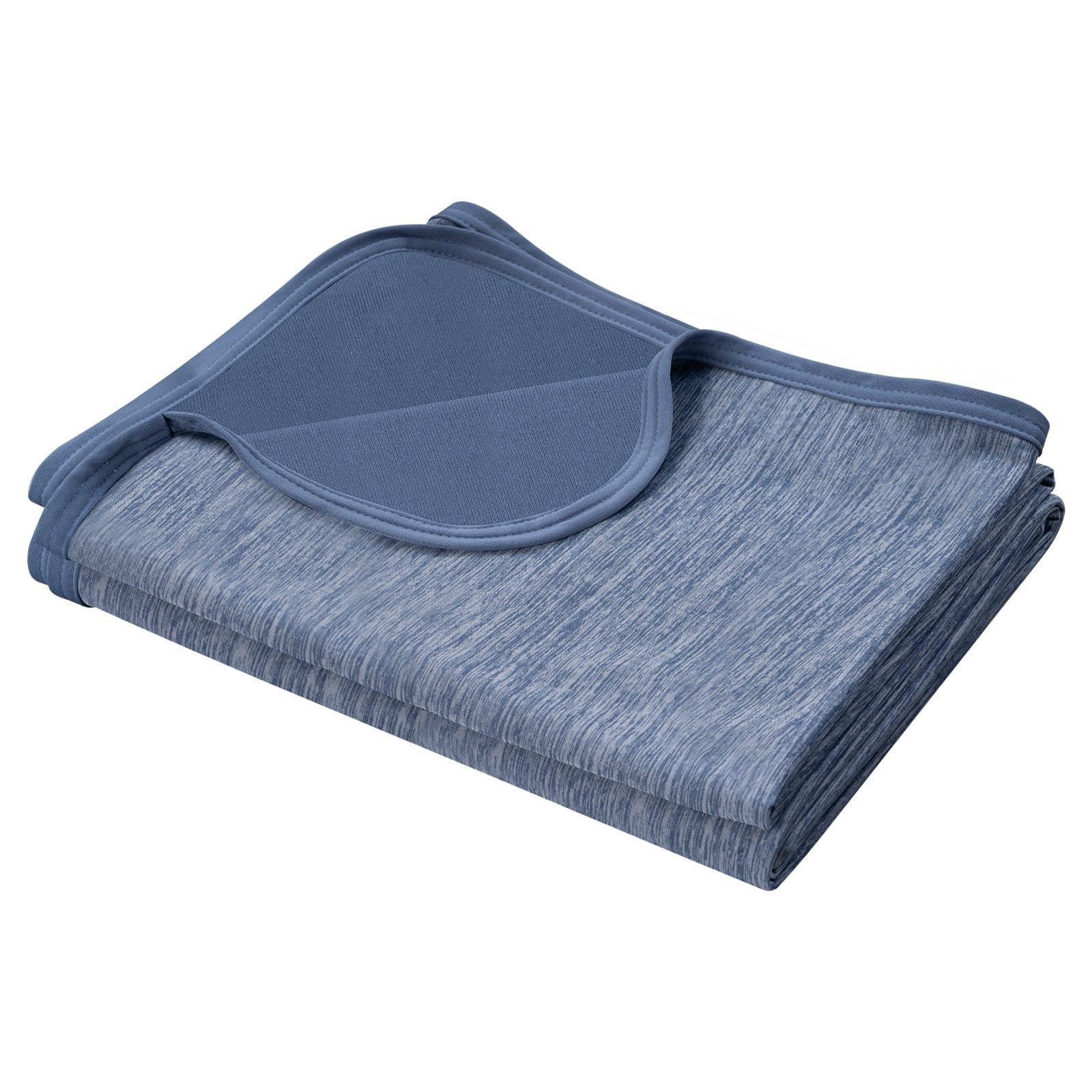 Woltu Wohndecke Kühldecke 2 in 1 Sommerdecke Blau Grau - Bild 2