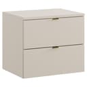 Lomadox Waschtischunterschrank DURANGO-56 Kaschmir 2 Schubladen Softclose Bild 2