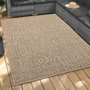 Carpetia Outdoorteppich Jute-Look Rechteckig 5 mm Robust Bild 2