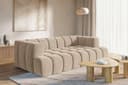 HOMSY BY ANA JOHNSON XL BOUBELLE Design-Sofa 4-Sitzer dunkelbeige Bild 2