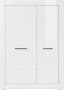 HOME AFFAIRE Mehrzweckschrank BIANCO Weiß Matt Hochglanz Bild 2