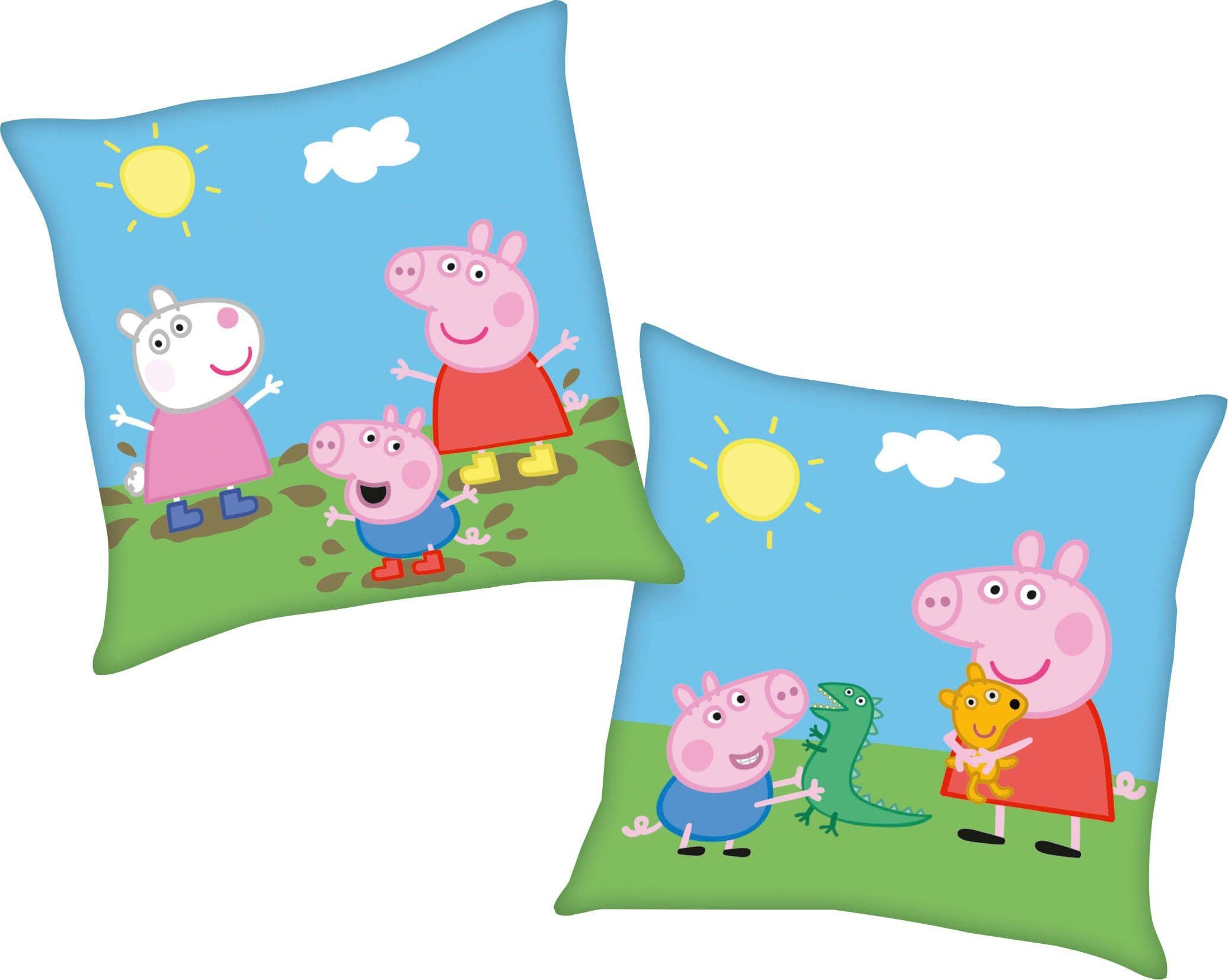Dekokissen Peppa Pig Bunt 40x40 cm Polyester - Bild 2