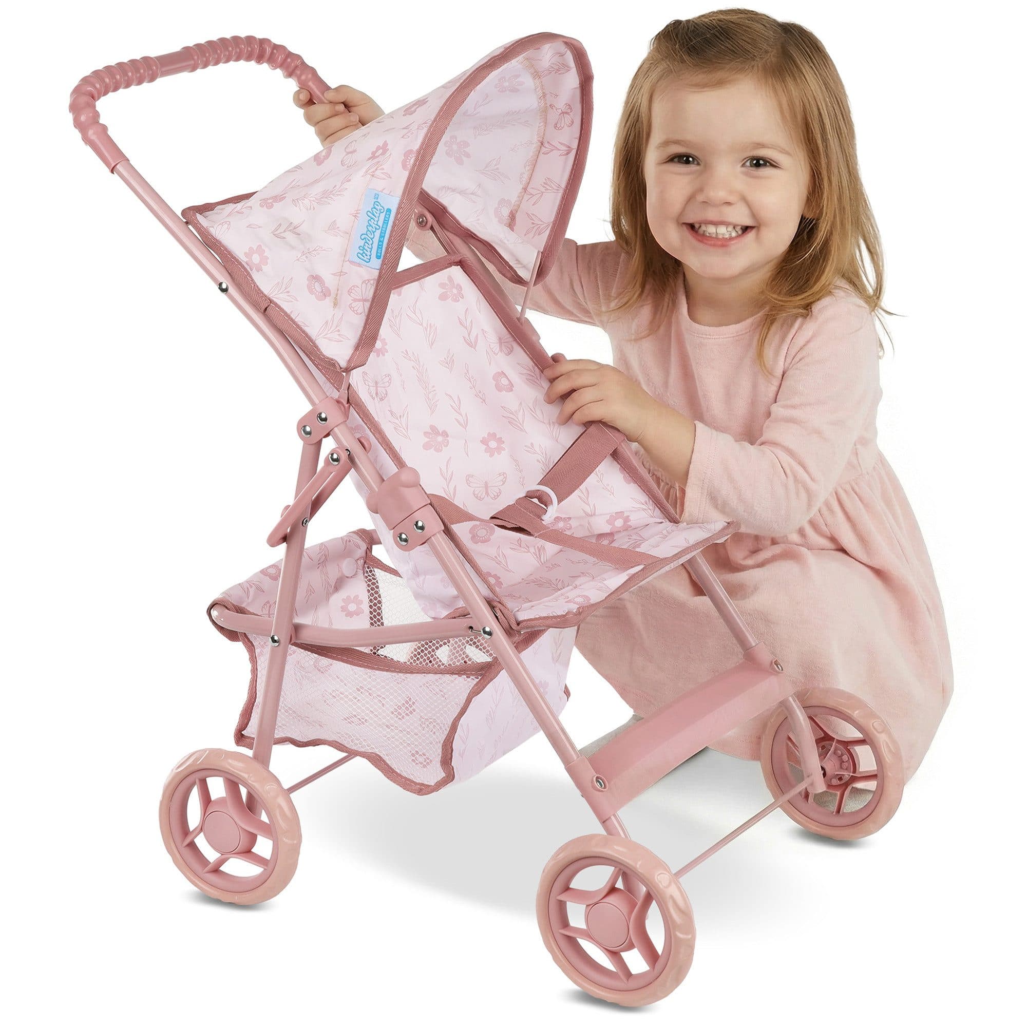 kinderplay Puppenbuggy Puppenwagen Buggy Leicht Klappbar Für Kinder Sicher Stabil - Bild 2