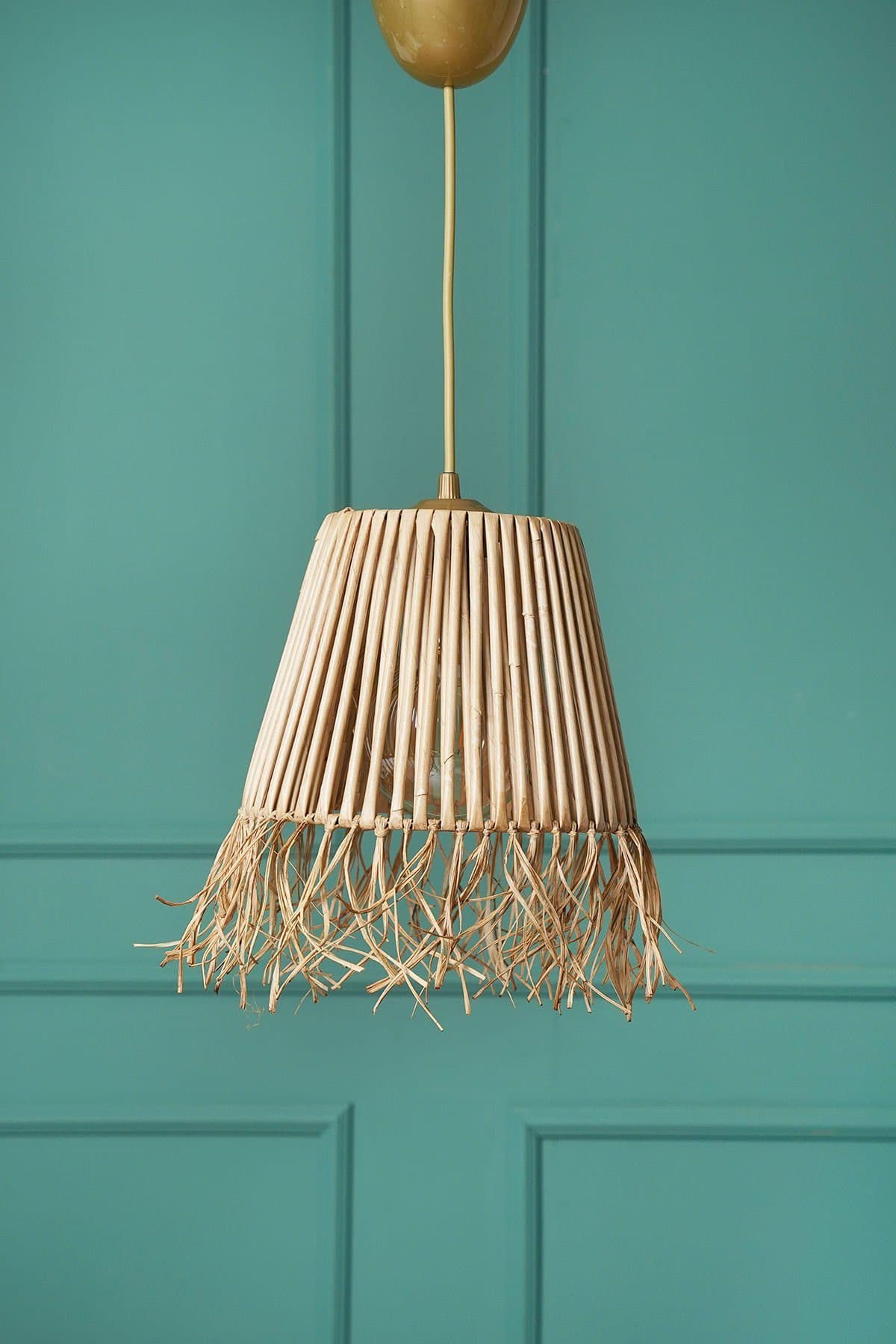 Opviq Kronleuchter Metallkörper Rustikal 75 cm