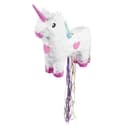 Boland Pinata Einhorn Weiß zum Befüllen mit Süßigkeiten Bild 2