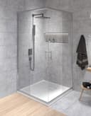 KOLMAN Eckdusche HELA 80x80 cm Transparent Glas Bild 2
