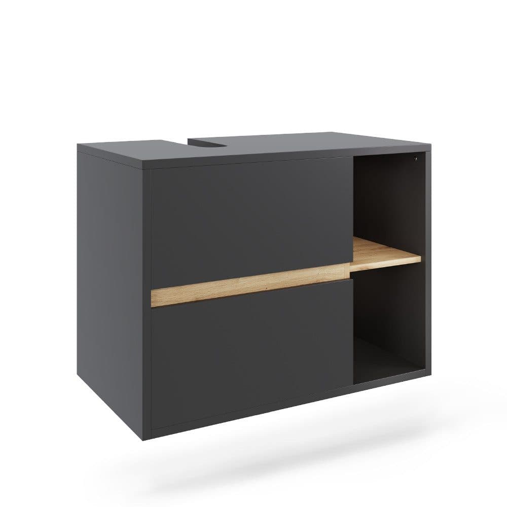 Vicco Waschbeckenunterschrank Viola Grau Modern - Bild 2