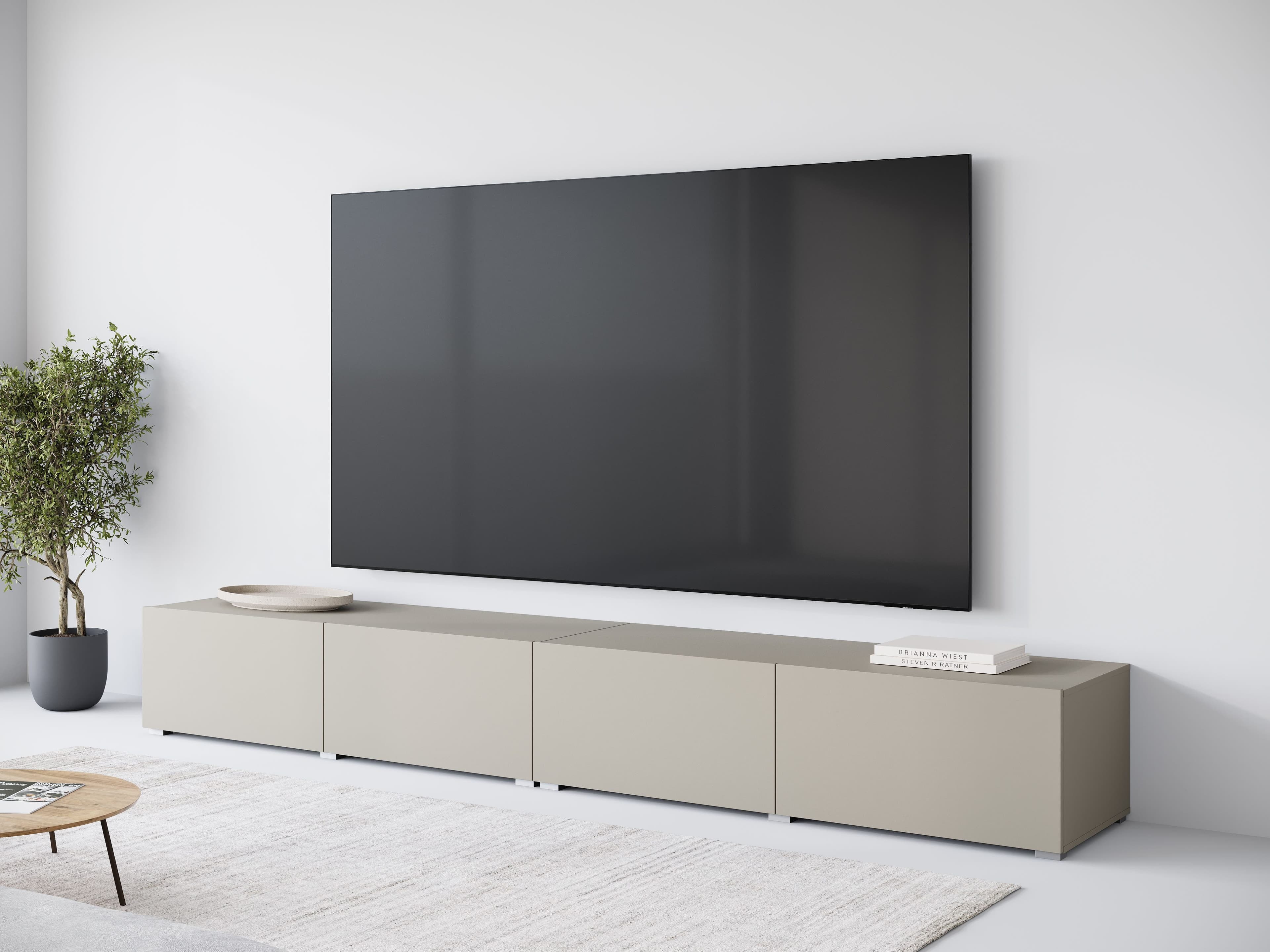 OTTO home Lowboard Denver 300 cm Beige Modern - Bild 2