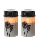 MARELIDA LED-Grablichter 2er Set Pusteblume Weiß Timer Bild 2