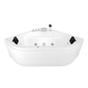 AcquaVapore Whirlpool-Badewanne Eckwanne mit Reinigungsfunktion Bild 2