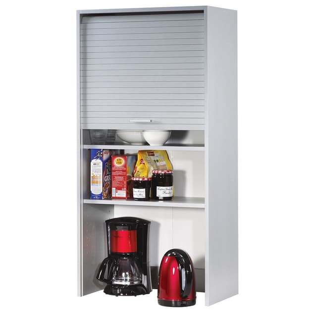 SIMMOB Rollladenschrank COOK127AL Küchenschrank mit Aluminium-Tür