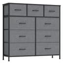 SONGMICS Kommode Schrank Aufbewahrung Stahl MDF Vliesstoff Bild 2