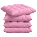 vidaXL Sitzkissen Rosa 4er Set Atmungsaktiver Stoff Bild 2
