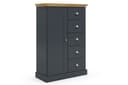 OTTO HOME Kommode Motala Grau Anthrazit Eiche 5 Schubladen Bild 2