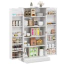 COSTWAY Küchenbuffet Küchenschrank Vorratsschrank Weiß Bild 2