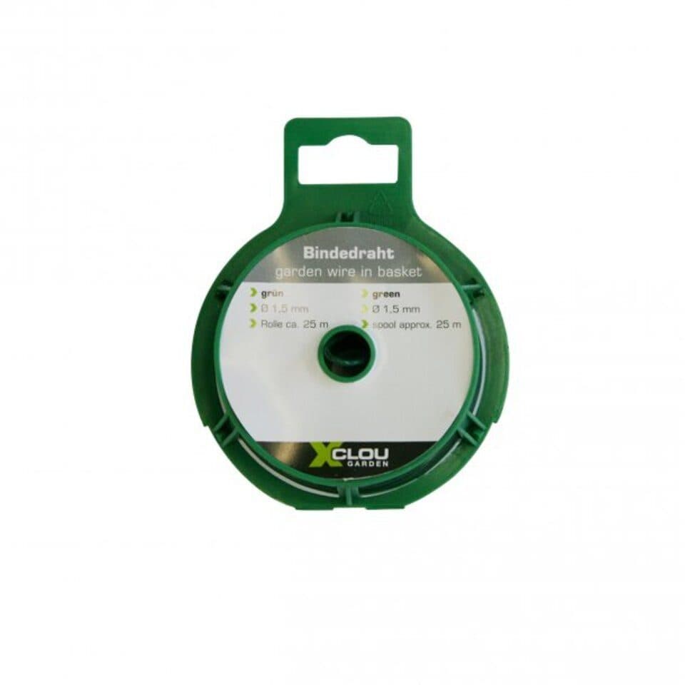 Greemotion Bindedraht Grün 1,50 mm x 25m auf Spule