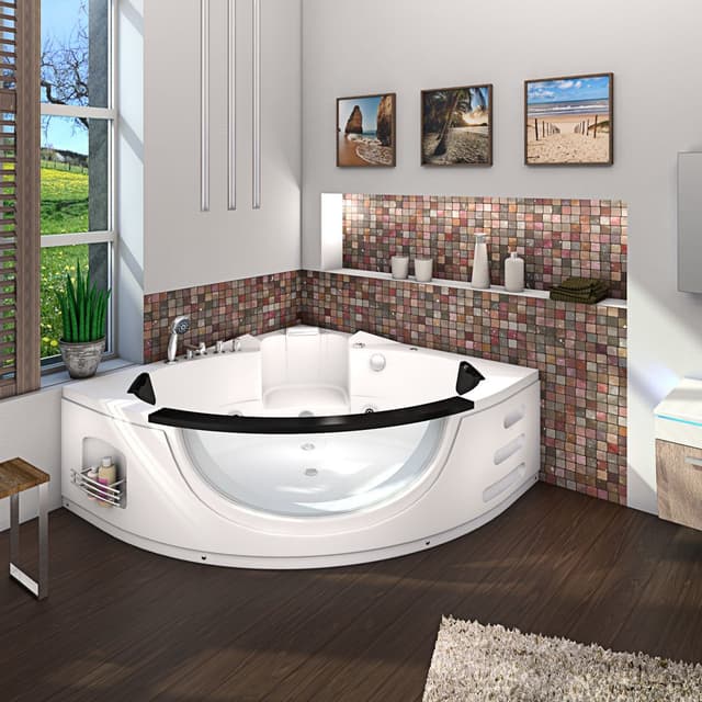 AcquaVapore Whirlpool-Badewanne Sanitäracryl