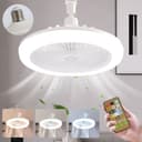 Rosnek Deckenventilator mit LED & Fernbedienung, 360° schwenkbar, dimmbar Bild 2