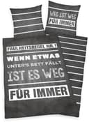 Herding's Young Collection Jugendbettwäsche Faulheit Grau Wendebettwäsche Bild 2