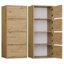 MAGOWA Kommode ALMA Beige Modernes Design mit TIP-ON System Bild 2