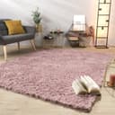 TT Home Teppich Hochflor Einfarbig Wohnzimmer Bild 2