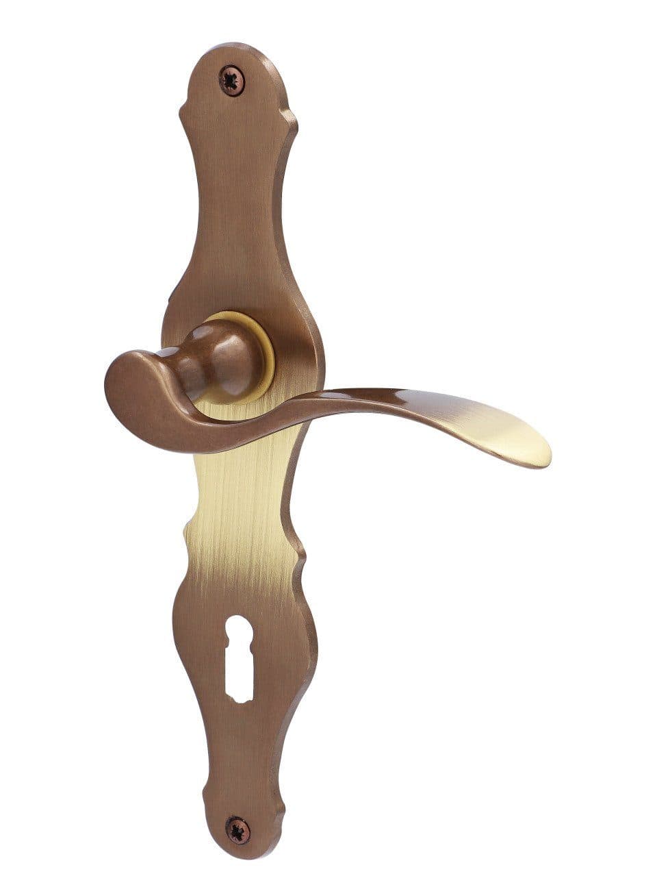 Alpertec Türgriff BB-Langschildgarnitur Susan Messing Bronze