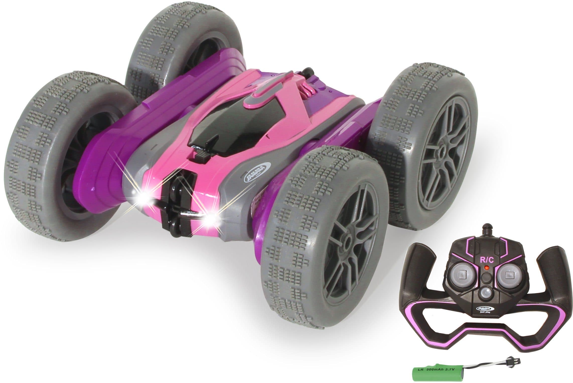 Jamara RC-Auto SpinX Stuntcar 2,4GHz Lila-Rosa LED-Licht - Bild 2
