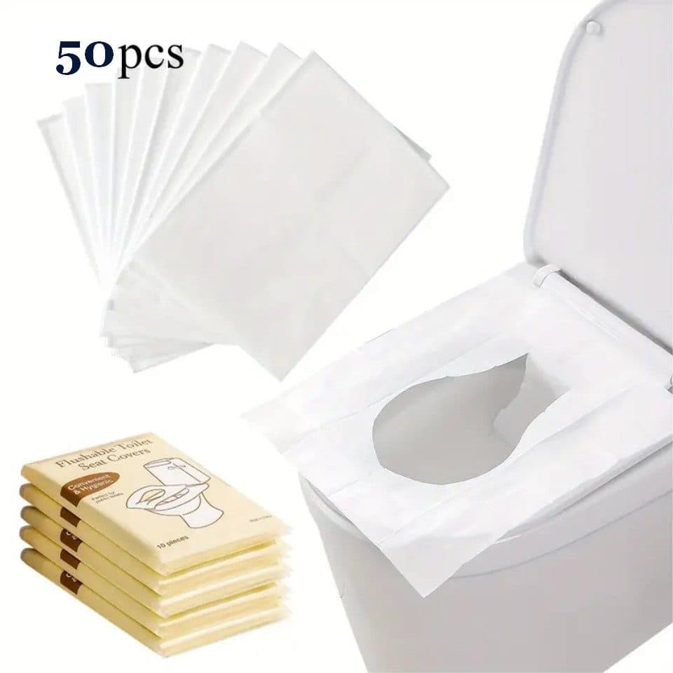 Einweg-Toilettensitzbezug aus recyceltem Papier - Bild 2