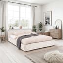 IDIMEX Polsterbett CURSIO Doppelbett 140x200 cm Cremeweiß Bild 2