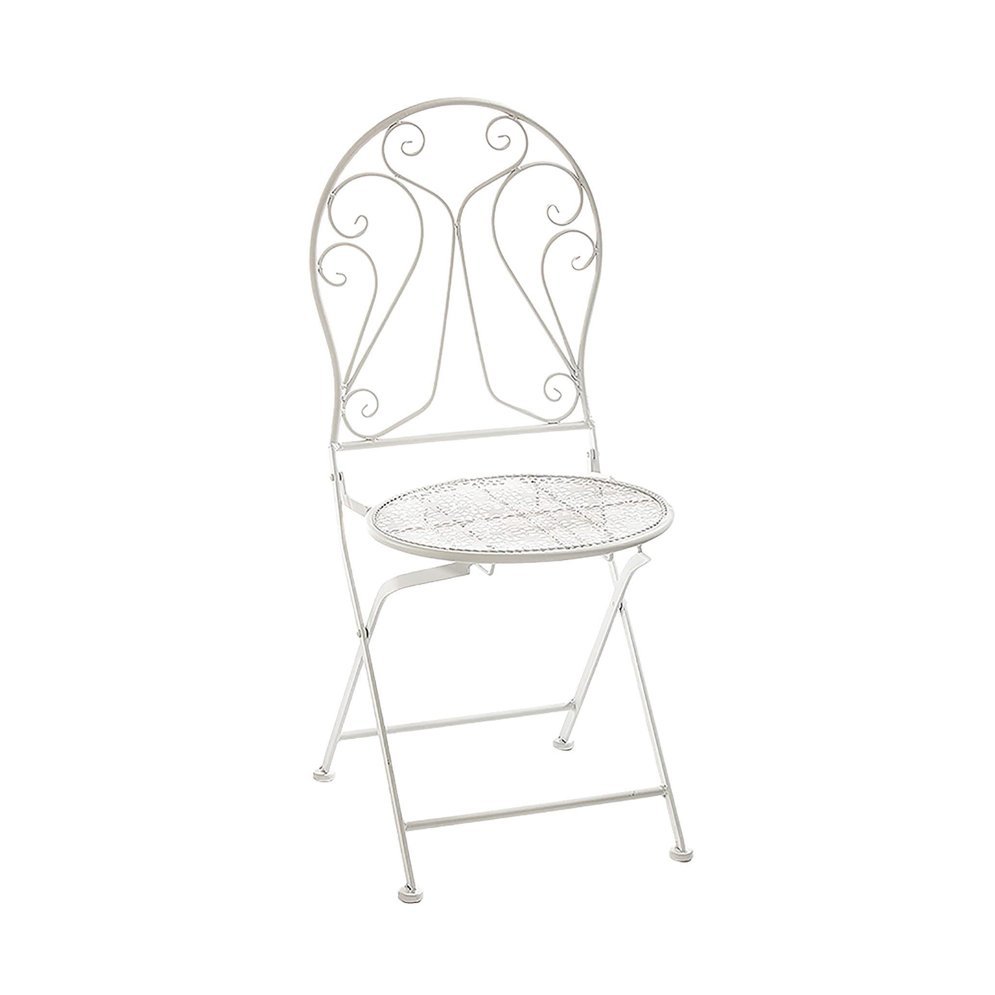 Kobolo Klappstuhl Metall Weiß 94 cm - Bild 2