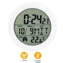 Miraval Digitale Funkwanduhr Badezimmer DCF77 Thermometer Bild 2