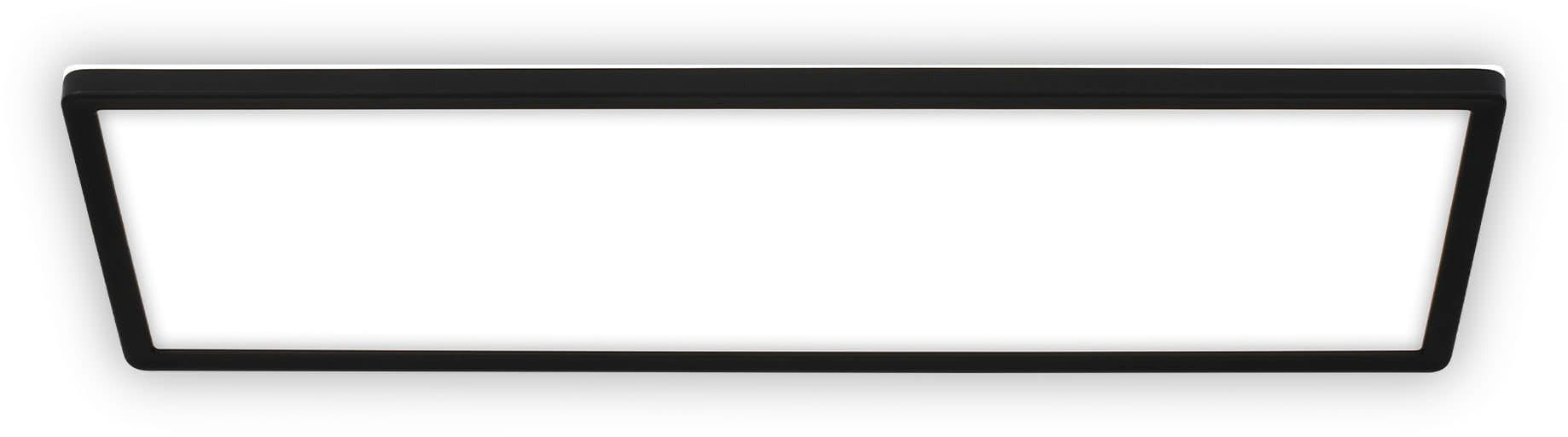 B.K.Licht LED Panel SHALLOW Deckenlampe Schwarz IP44 - Bild 2
