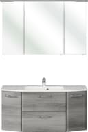 Badmöbel-Set SAPHIR Quickset mit LED-Spiegelschrank Grau Bild 2