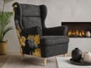 Beautysofa Ohrensessel Havana Skandinavisch Schwarz Bild 2