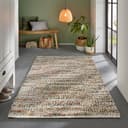 TaCa Home Handgewebter Wollteppich Schwarz Multi Bild 2