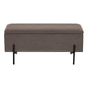 ebuy24 Embla Sitzbank mit Aufbewahrung Braun Bild 2